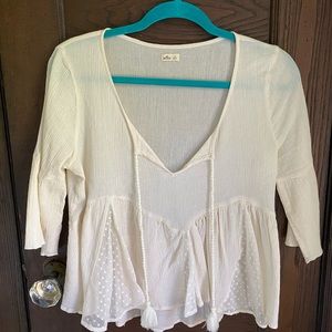Cream Blouse